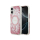 Etui / obudowa na smartfona Guess Resin Bottom Glitter MagSafe do iPhone 17 różowy